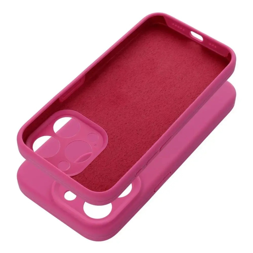 Silicone 2mm telefono dėklas iPhone 18 Pro Max | iPhone 17 Pro Max rožinis – 2