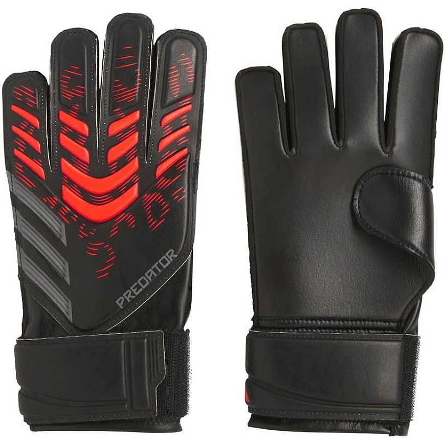 adidas Predator Training vārtsargu cimdiem bērniem melns-sarkans JM6826 (3,5) – 4