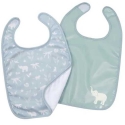 Babytolove Zest. 2 тропических зеленых слюнявчиков