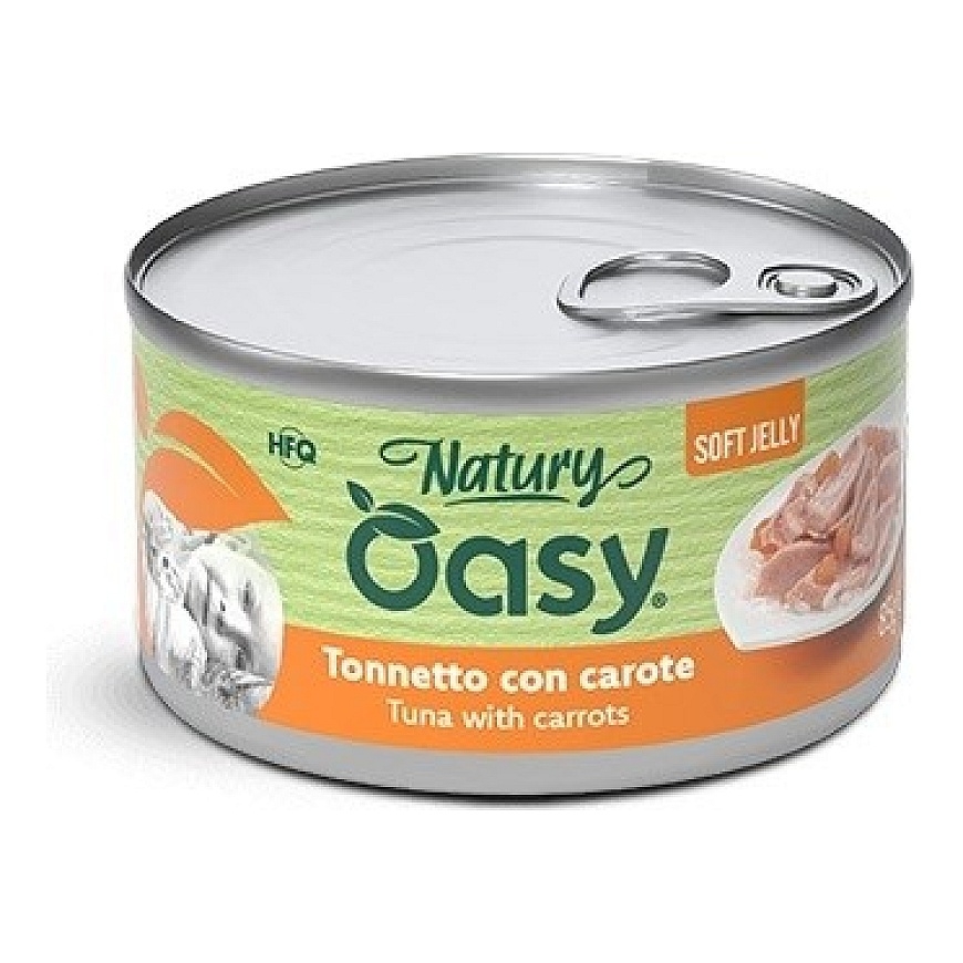 OASY Natury Pehme hyytelö tonnikalan ja porkkanoiden kanssa - märkä kissaruoka - 150g