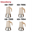 Kavavirė Stainless Steel Espresso Coffee Maker, 200 ml, Induction, Klausberg kb-7994 Kavavirė Stainless Steel Espresso Coffee Maker, 200 ml, Induction, Klausberg kb-7994