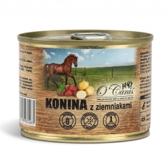 O’CANIS Zirgga gaļa ar kartupeļiem Mono - mitrais suņu ēdiens - 200g