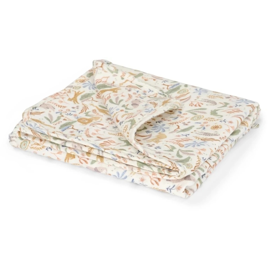 Little Dutch Bassinet Blanket `Safari Wonders´ 70×100 cm