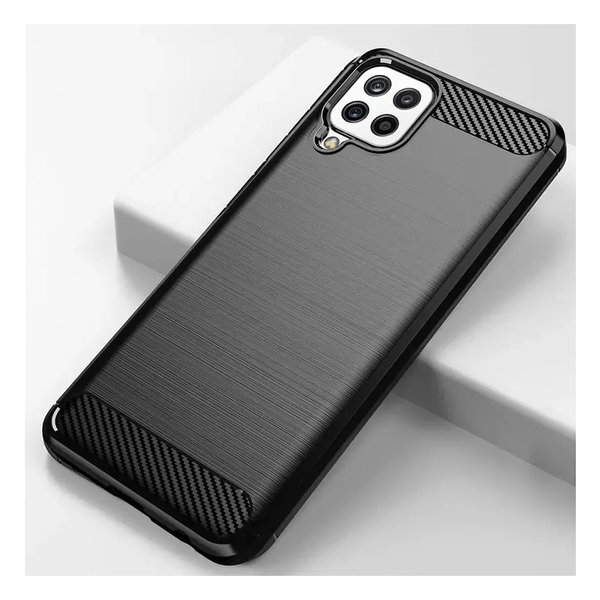 Carbon Case flexible phone case for Samsung Galaxy A22 4G (A225) black – 2