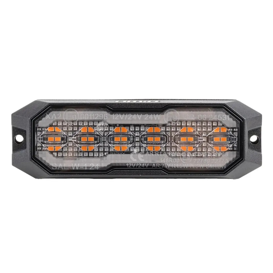 LED įspėjimo lemputė R65 R148 12V 24V 24W AMIO-04863