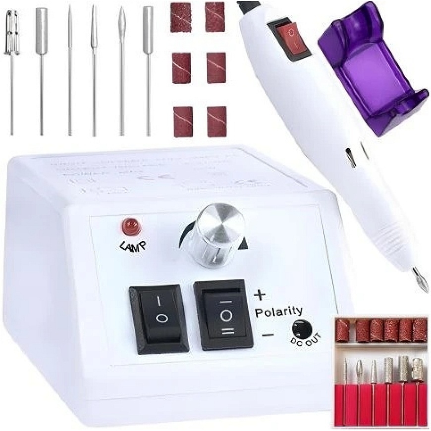 Nail Drill for Manicure and Pedicure + Grey Blades Mercedes U010 – 3