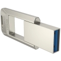 HOCO USB zibatmiņa A + C UD16 128GB USB3.0