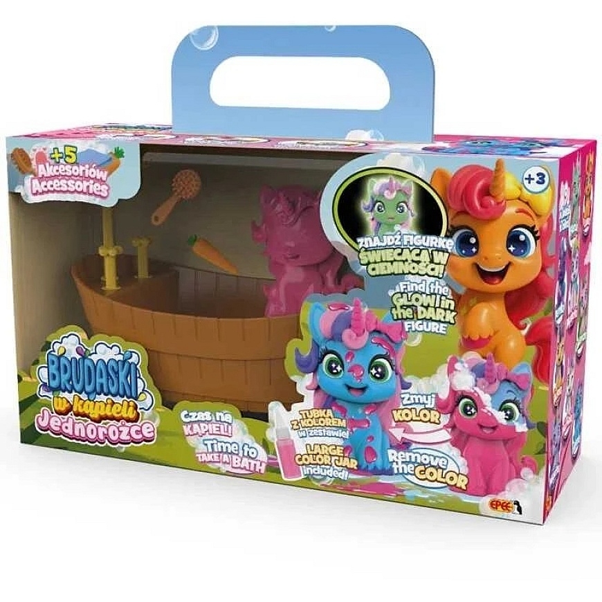 Set of Uncanny Unicorn Figurine Bathroom Trinkets