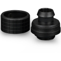 "Thermal Grizzly DeltaMate" compression fitting, brass, G1/4" thread - Black, ST16, pack of 6 "Thermal Grizzly DeltaMate" compression fitting, brass, G1/4" thread - Black, ST16, pack of 6