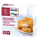 Frosta Ātri sasaldēti vistas kotletes, panētās, ceptas, ar saldo un skābo mērci, 250g F5725O Frosta Ātri sasaldēti vistas kotletes, panētās, ceptas, ar saldo un skābo mērci, 250g F5725O