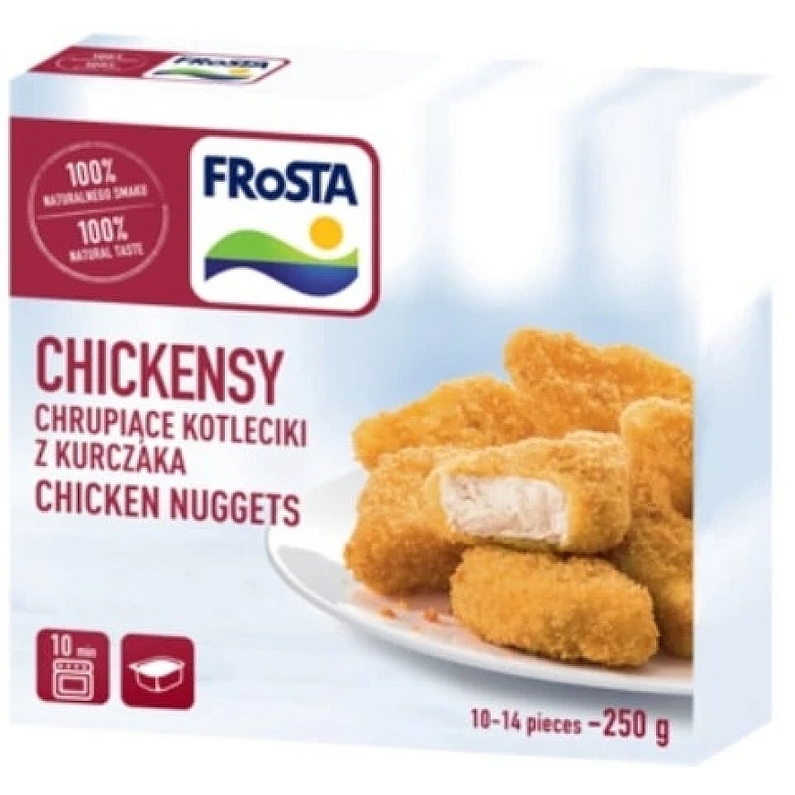 Frosta Quick Frozen Chicken Nuggets, Breaded, Fried, with Sweet and Sour Sauce, 250g F5725O – 2