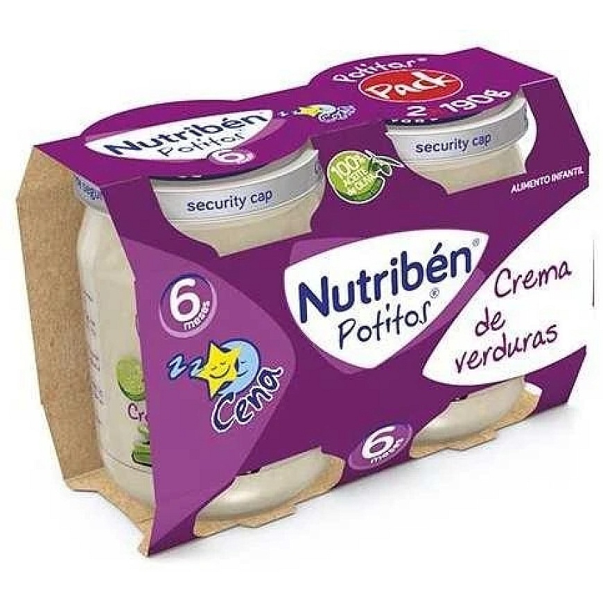 Nutriben Potito Dinner Bipack Vegetable Soup 2x 190g