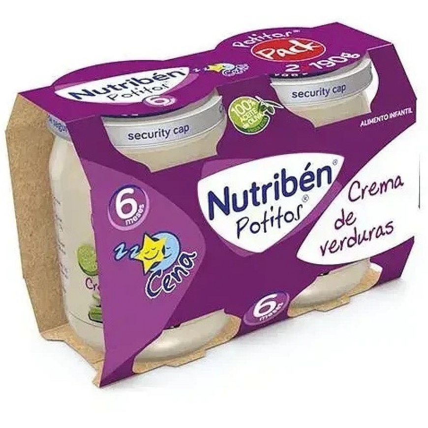 Nutriben Potito Illallinen Bipack Vihanneskeitto 2x 190g – 2