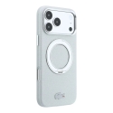 Lacoste PVC Petit Pique Semi Wrap Ring Stand phone case with stand and MagSafe support for iPhone 18 Pro gray Lacoste PVC Petit Pique Semi Wrap Ring Stand phone case with stand and MagSafe support for iPhone 18 Pro gray