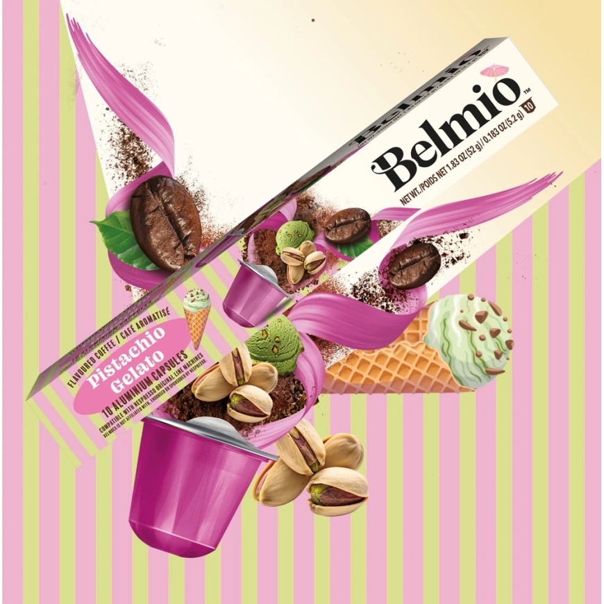 Kohvikeskus Belmio pistaatsia gelato – 2