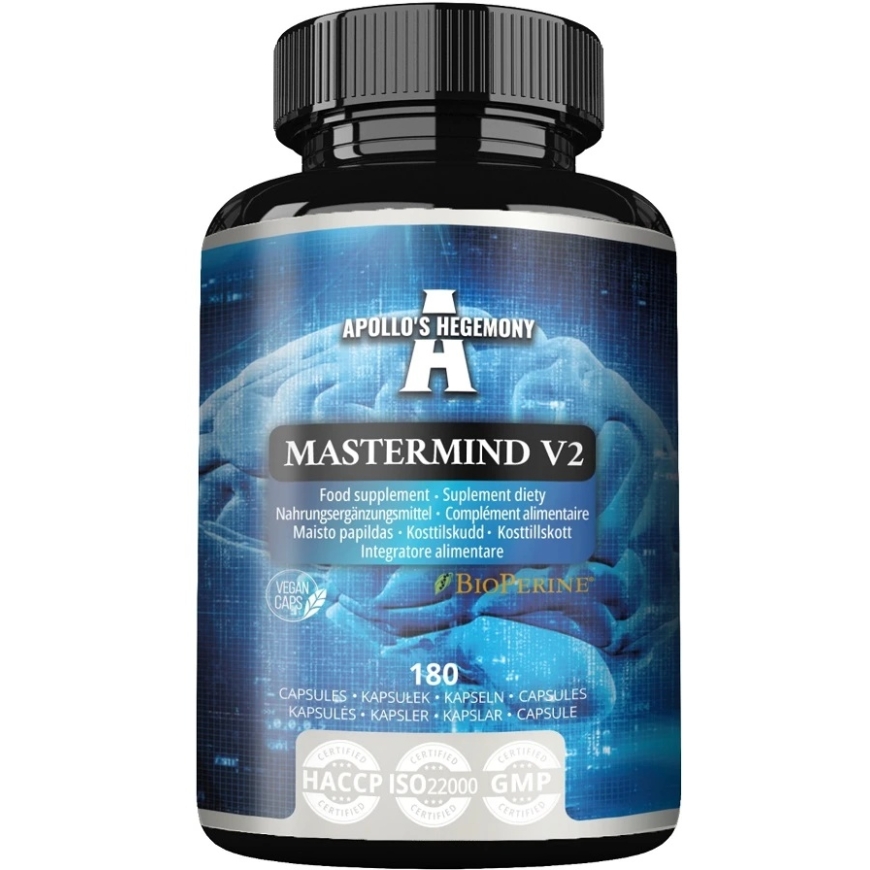 Apollos Hegemony Mastermind v2 dietary supplement 180 capsules