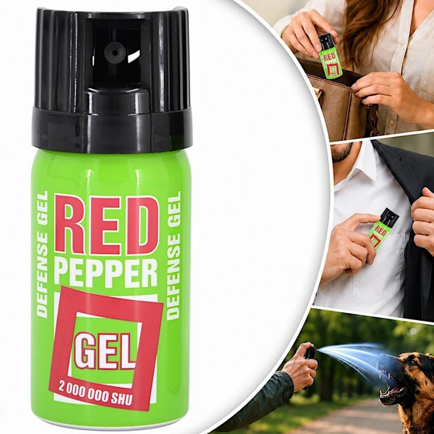 GAZ PIEPRZOWY DEFENCE Zaļais GELS 2MLN SHU STREAM 40ML 10040-S SHARG