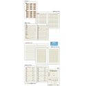Japanese Pocket Work Calendar 2027 "Planning Diary Royal", brown P-600-27 Japanese Pocket Work Calendar 2027 "Planning Diary Royal", brown P-600-27