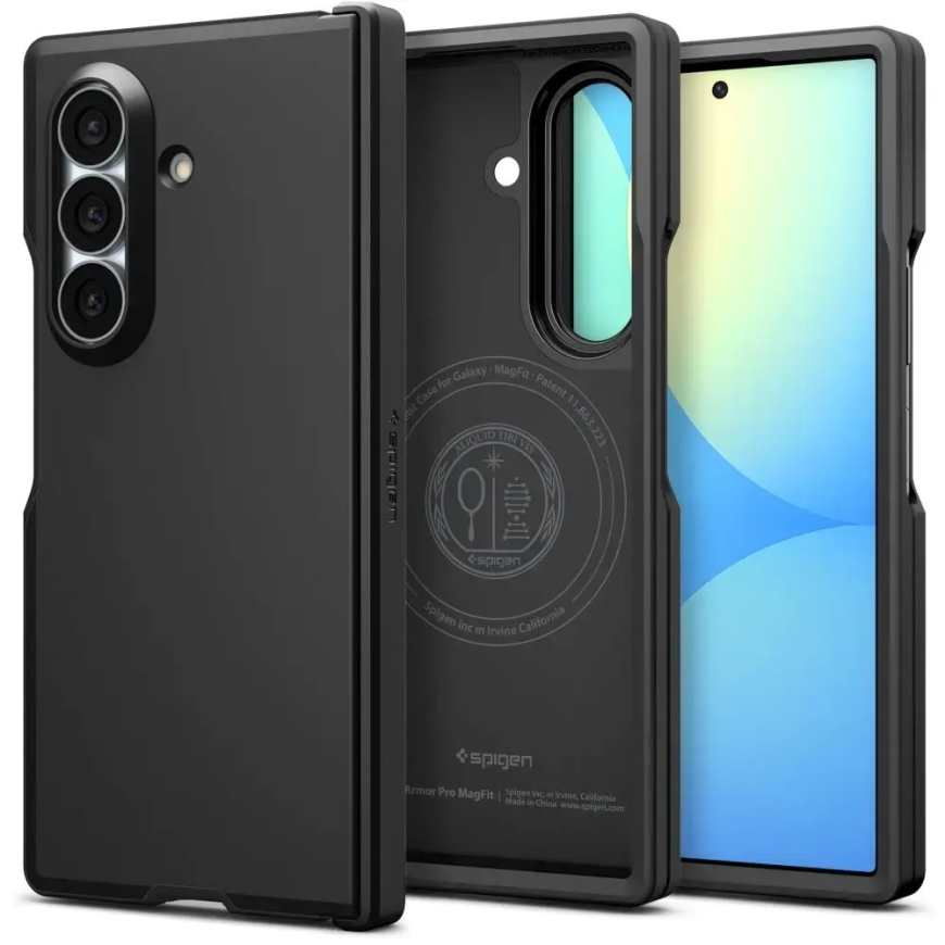 Spigen Tough Armor maciņš ar MagSafe atbalstu telefonam Samsung Galaxy Z Fold 8 Ultra (F976) melns