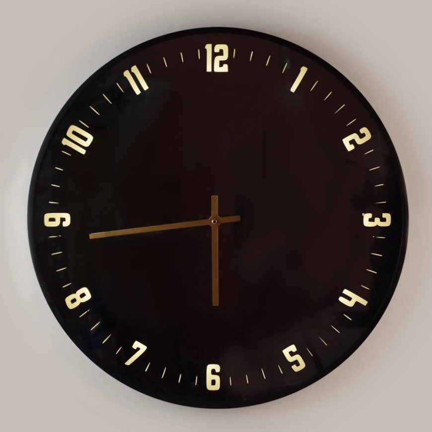 Mondex Since 1986 RAMSEY Clock with illumination 60x60x4.5cm mirror finish with illumination and remote control – 4