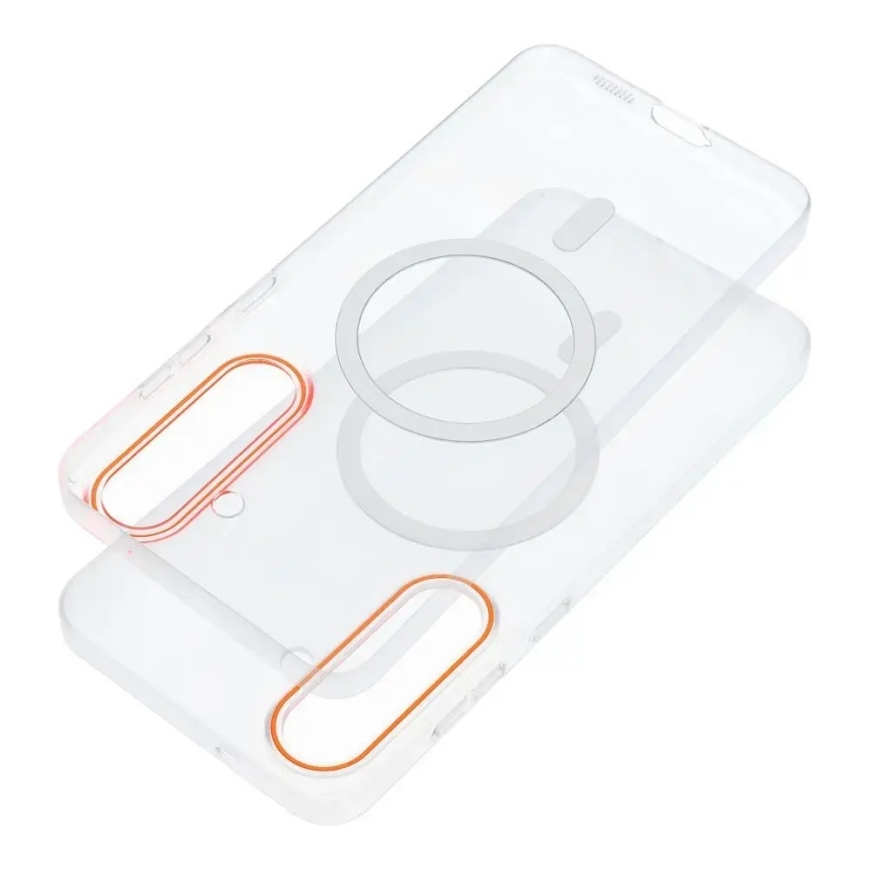 Case GO ORANGE ühilduv MagSafe jaoks XIAOMI Redmi 15 4G / 15 5G läbipaistev – 2