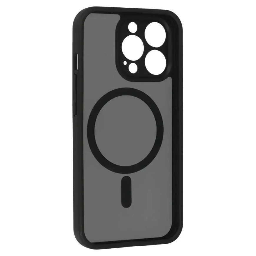 Full Matte Mag phone case with MagSafe support for iPhone 13 Pro black – 3