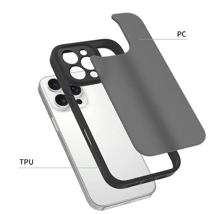 Full Matte Mag telefono dėklas su MagSafe palaikymu iPhone 13 Pro juodas – 4