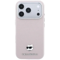 Karl Lagerfeld Grained Choupette Head Metal MagSafe dėklas iPhone 17 Pro Max / 18 Pro Max - Rožinė Karl Lagerfeld Grained Choupette Head Metal MagSafe dėklas iPhone 17 Pro Max / 18 Pro Max - Rožinė