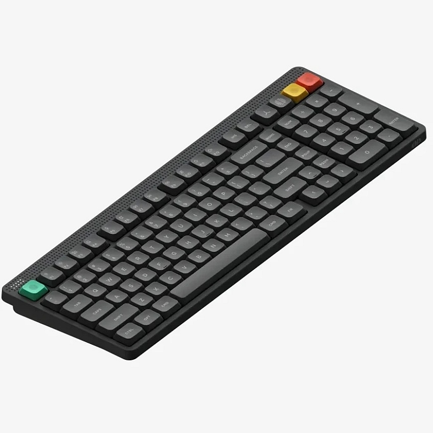NuPhy Node100 Langaton Peliklaviatuuri | Musteenharmaa, Vaaleanpunainen Nano – 2
