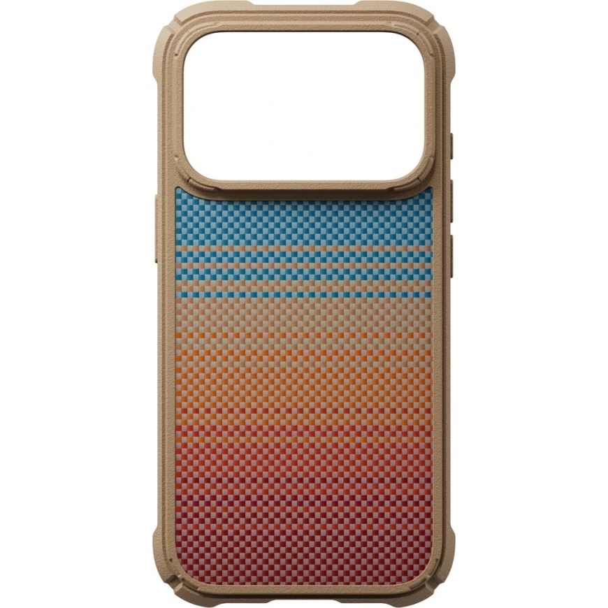 PITAKA Cairn Case California Dream 01, designed for iPhone 18 Pro / 17 Pro, sunset color – 5