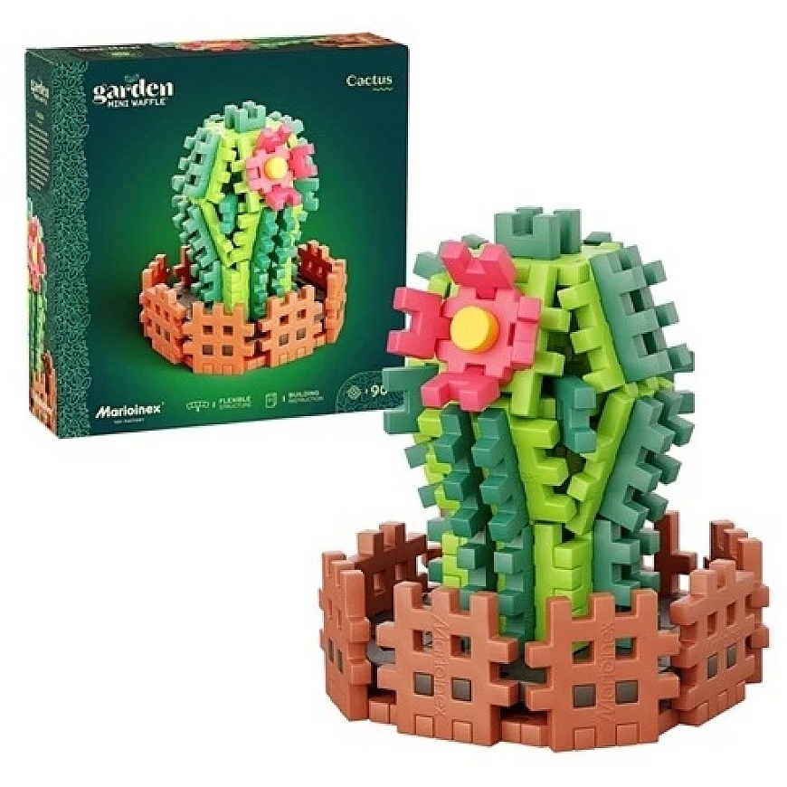 Marioinex *****Klocki waffle mini Garden Kaktus 10009