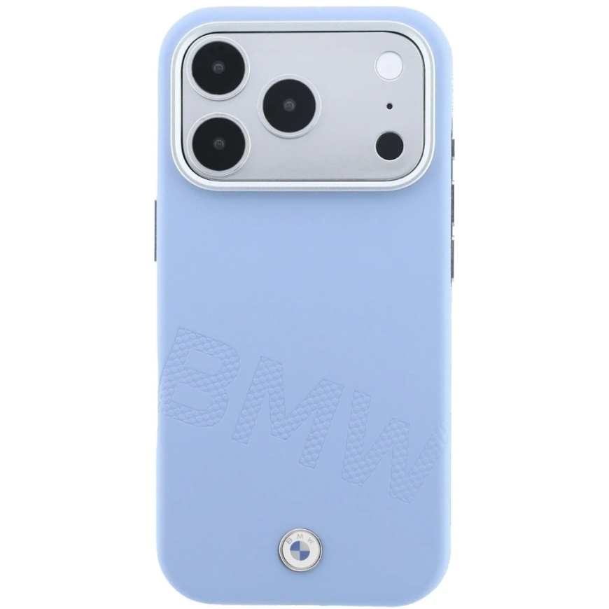 BMW märgi kaldega debossitud tähed MagSafeümbris iPhone 18 Pro Max / 17 Pro Max - Sinine – 4