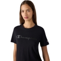Champion Short Sleeve Women's T-Shirt black 119125 KK001 (2XL) Champion Short Sleeve Women's T-Shirt black 119125 KK001 (2XL)