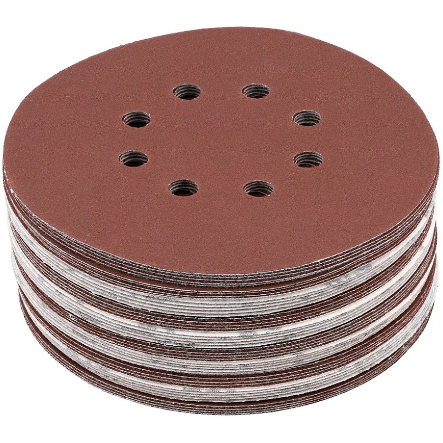 Toya Sa Poland Sanding Paper Velcro) | 8 Holes | 150 mm / P220 | 50 pcs. (YT-834598)