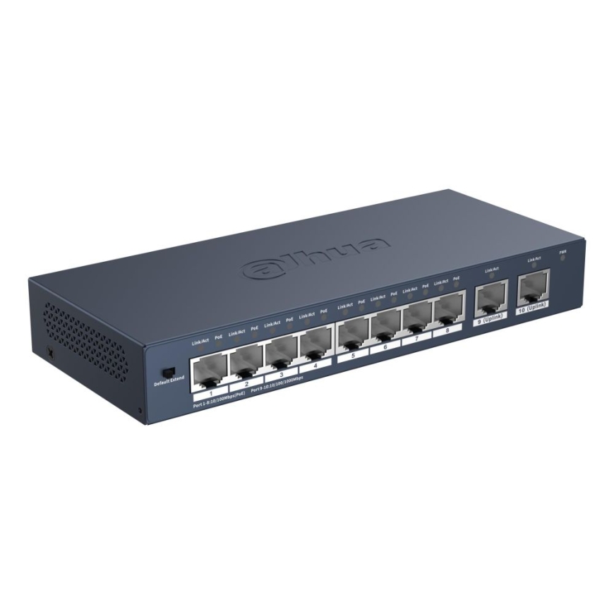 Коммутатор||S3010-8ET2GT-90|Тип коммутатора Неуправляемый|8xRJ-45 порты|Тип RJ-45 портов Быстрая сеть (10/100)|Поддержка PoE Да|