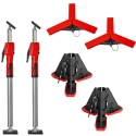 2 kattokannattimen ja kiinnityskannan setti imukahvalla 400–550 mm + kiinnitysosat, BESSEY [STE55-SET]