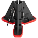 2 ceiling and mounting bracket set with vacuum arm 400–550 mm + mounting accessories, BESSEY [STE55-SET]