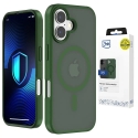 3mk Smoke MagCase maciņš ar MagSafe atbalstu telefonam iPhone 16 Pro zaļš caurspīdīgs 3mk Smoke MagCase maciņš ar MagSafe atbalstu telefonam iPhone 16 Pro zaļš caurspīdīgs