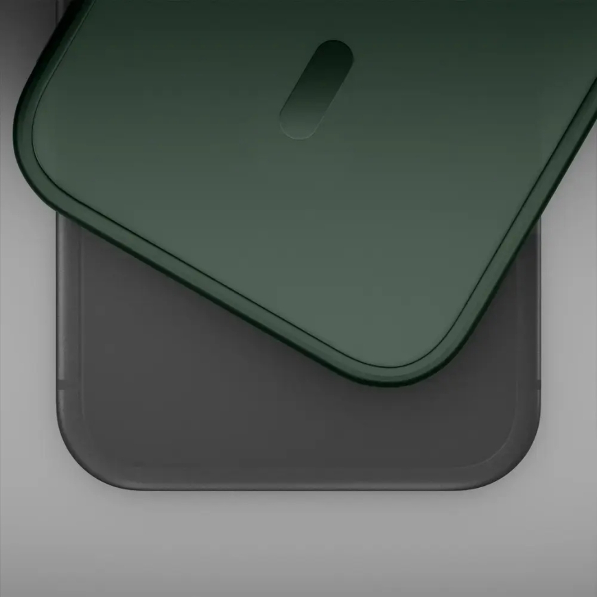 3mk Smoke MagCase telefono dėklas su MagSafe palaikymu iPhone 16 Pro žalias skaidrus – 3