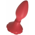 S Hande Morning Glory vibrating anal plug Red