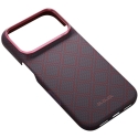 PITAKA Edge Case Argyle MagSafe apvalks iPhone 18 Pro / 17 Pro zilo-sarkano PITAKA Edge Case Argyle MagSafe apvalks iPhone 18 Pro / 17 Pro zilo-sarkano