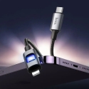 Hoco U144 andmeedastus- ja laadimiskaabel | USB-C kuni Lightning | PD | 27W | LED ekraaniga | 1.2m | must Hoco U144 andmeedastus- ja laadimiskaabel | USB-C kuni Lightning | PD | 27W | LED ekraaniga | 1.2m | must