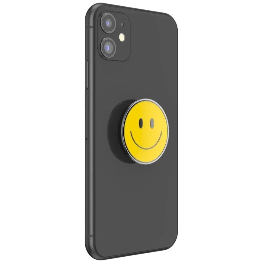 PopSockets PopTop Combo Emalis Būk Laimingas telefono laikiklis ir stovas geltonas – 5