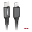 AMiO AMIO-03904 провод для передачи данных и зарядки | USB-C на Lightning | 20W | 1m AMiO AMIO-03904 провод для передачи данных и зарядки | USB-C на Lightning | 20W | 1m