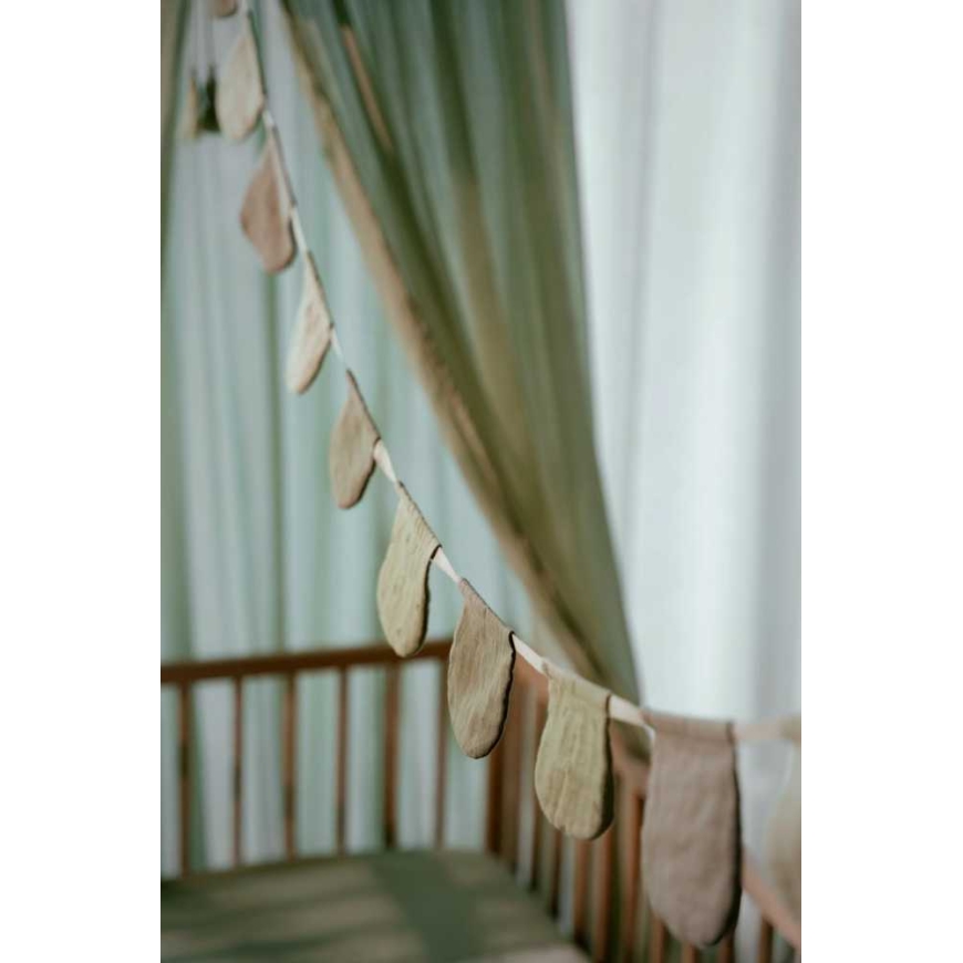 Little Dutch Garland with flags ´Pure Sage´ – 4