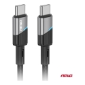 AMiO AMIO-03926 datu pārraides un uzlādes vads | USB-C uz USB-C | 60W | 1m AMiO AMIO-03926 datu pārraides un uzlādes vads | USB-C uz USB-C | 60W | 1m