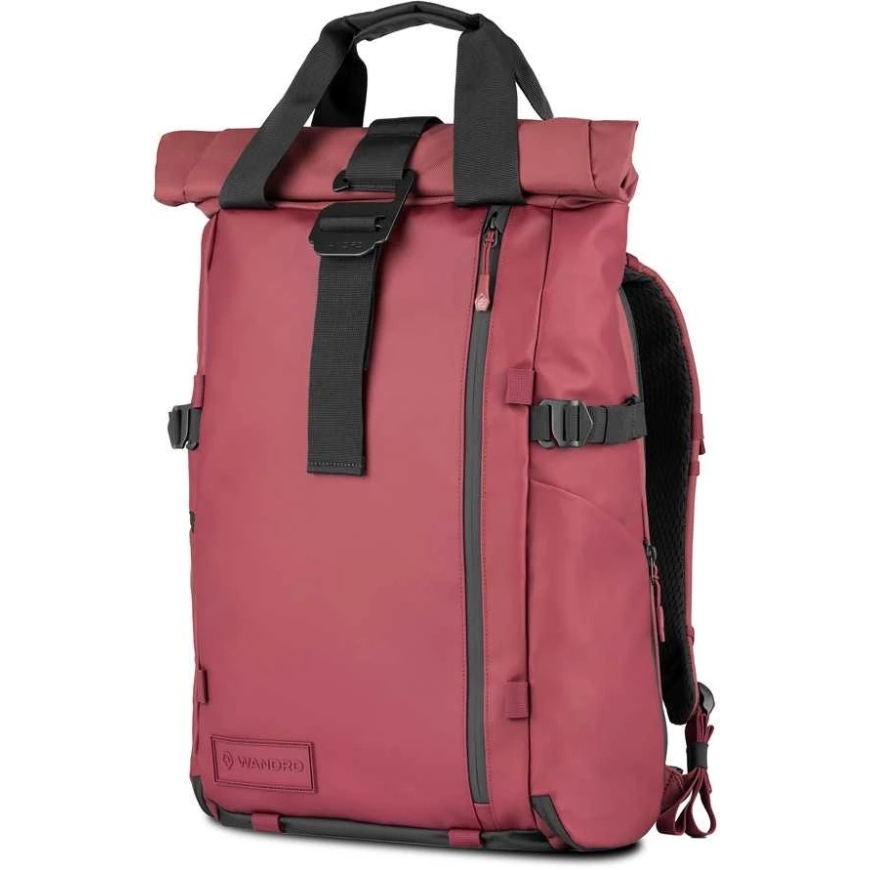 Camera Backpack - WANDRD PRVKE 31L Weather Resistant, Laptop Pocket, Burgundy