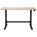 Home4You Rašomasis stalas „ERGO“ su reguliuojamu aukščiu 120x60xH70–115 cm, ąžuolas/juoda Home4You Rašomasis stalas „ERGO“ su reguliuojamu aukščiu 120x60xH70–115 cm, ąžuolas/juoda