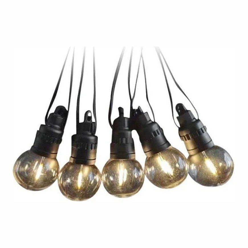 V-tac 10x0.5W LED light string, 3000K, 12m, with solar battery and remote control