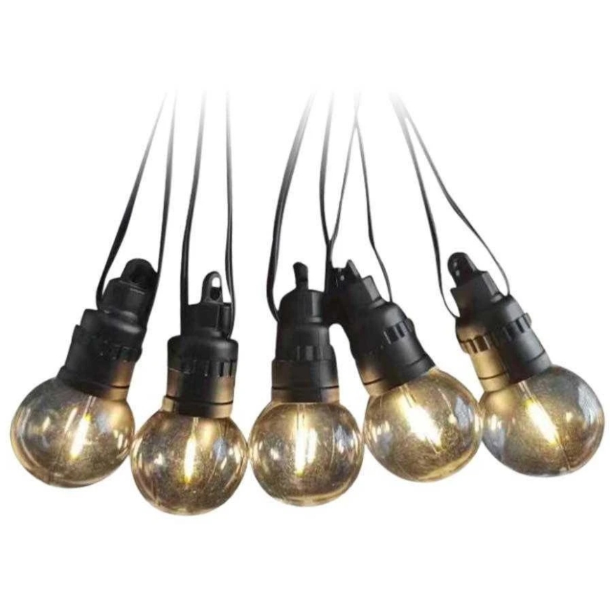 V-tac 10x0,5W LED-valguskett, 3000K, 12m, päikeseakuga ja kaugjuhtimispuldiga – 4